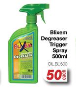 Blixem Degreaser Trigger Spray OIL.BLI500-500ml 