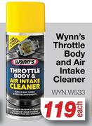 Wynn's Throttle Body And Air Intake Cleaner WYN.W533-Each