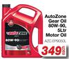 Autozone Gear Oil 80W-90 Motor Oil AZC.EP9050L-5Ltr