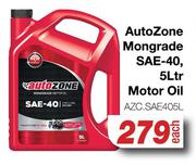 Autozone Mongrade SAE-40 Motor Oil AZC.SAE405L-5Ltr