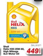 Shell Helix HX5 25W-60 High Mileage Motor Oil SHL.91571-5Ltr 