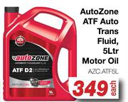 Autozone ATF Auto Trans Fluid Motor Oil AZC.ATF5L-5Ltr