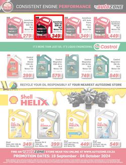 Autozone : Exploring Summer Savings (19 September - 04 October 2024), page 16