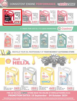 Autozone : Exploring Summer Savings (19 September - 04 October 2024), page 16