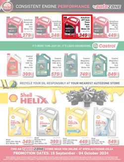 Autozone : Exploring Summer Savings (19 September - 04 October 2024), page 16