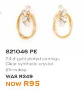 24ct Gold Plated Earrings
