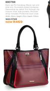 Honey Dark Red PU Handbag