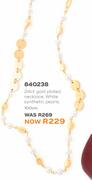 Honey 24ct Gold Plated Necklace