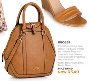 Honey Tan PU Handbag