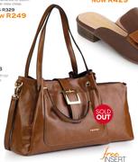Honey Tan PU Handbag