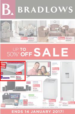 Bradlows : Sale (27 Dec - 14 Jan 2017), page 1