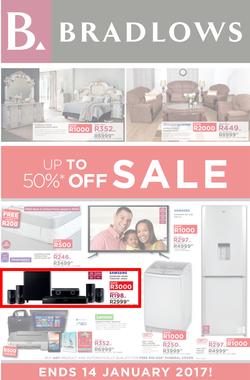 Bradlows : Sale (27 Dec - 14 Jan 2017), page 1