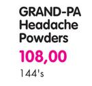 Grand-Pa Headache Powders - 144's