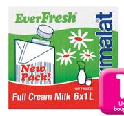 Everfresh Uht Milk (All Variants) - 6 x 1L
