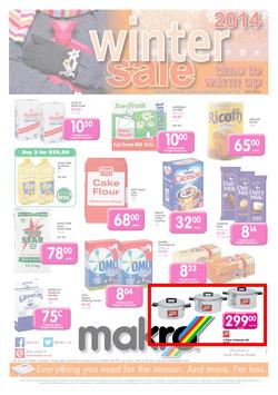 Makro Bloemfontein : Food Catalogue ( 28 May - 11 Jun 2014 ), page 1