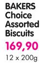 Bakers Choice Assorted Biscuits-12X200g