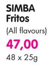 Simba Fritos(All Flavours)-48X25g