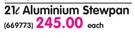 Hart Aluminium Stewpan-21L