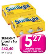 Sunlight Laundry Bar Soap-84 x 250g