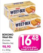 Bokomo Weet-Bix-6 x 450g