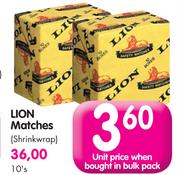 Lion Matches-10's