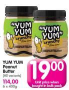 Yum Yum Peanut Butter-6 x 400g