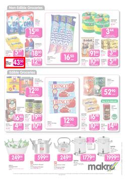 Makro Bloemfontein : Food Catalogue ( 28 May - 11 Jun 2014 ), page 3