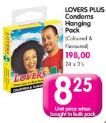 Lovers Plus Condoms Hanging Pack-24 x 3's