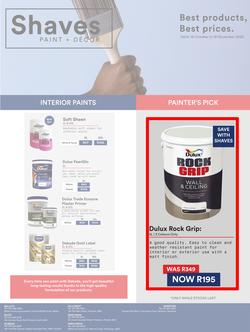 Shaves Paint & Decor : Best Products, Best Prices (19 October - 19 November 2022), page 1