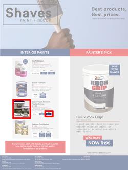 Shaves Paint & Decor : Best Products, Best Prices (19 October - 19 November 2022), page 1