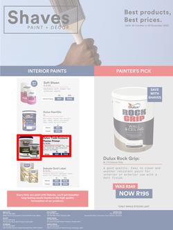 Shaves Paint & Decor : Best Products, Best Prices (19 October - 19 November 2022), page 1
