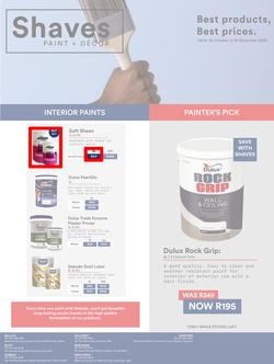 Shaves Paint & Decor : Best Products, Best Prices (19 October - 19 November 2022), page 1