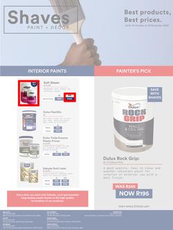 Shaves Paint & Decor : Best Products, Best Prices (19 October - 19 November 2022), page 1