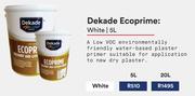 Dekade Ecoprime (White)-20L