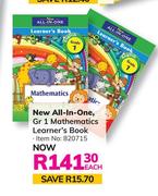 New All In One, Gr 1 Mathematics Leaner's Book-Each