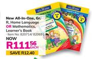 New All In One, Gr.R.Home Language Or Mathematics, Learner's Book-Each