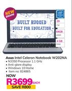 Asus Intel Celeron Notebook W202NA