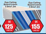 Gyp Ceiling Board 6.4mm-3.6m x 1.2m