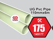 UG PVC Pipe 110mm x 6m