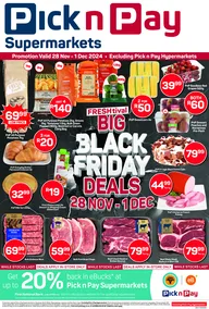 Pick n Pay Gauteng, Free State, North West, Mpumalanga, Limpopo and Northern Cape : Fresh Black Friday (28 November - 01 December 2024)