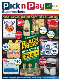 Pick n Pay KwaZulu-Natal : Black Friday Specials (27 November - 30 November 2025)