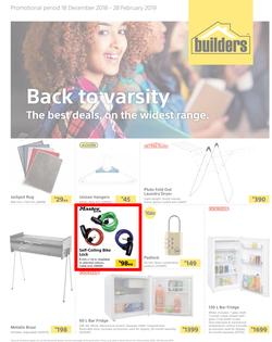 Builders Express Stellenbosch : Back To Varsity (18 Dec 2018 - 28 Feb 2019), page 1