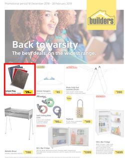 Builders Express Stellenbosch : Back To Varsity (18 Dec 2018 - 28 Feb 2019), page 1