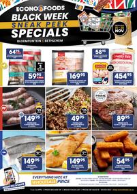 Econo Foods Bloemfontein : Black Week Specials (15 November - 20 November 2021)