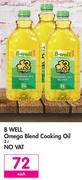 B Well Omega Blend Cooking Oil-2L Each