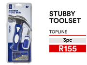 Topline Stubby Toolset 3PC