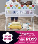 Snuggles Baby Bath & Changing Mat