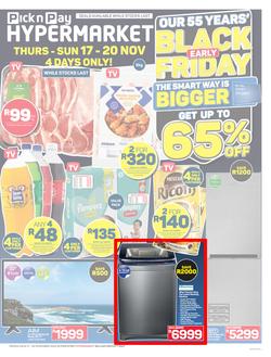 Pick n Pay Hypermarket Eastern Cape :  Early Black Friday Deals (17 November - 20 November 2022), page 1