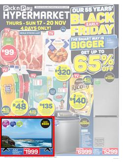 Pick n Pay Hypermarket Eastern Cape :  Early Black Friday Deals (17 November - 20 November 2022), page 1