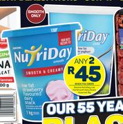 Danone Nutriday Low Fat Smooth Dairy Snack Assorted-Any 2 x 1Kg